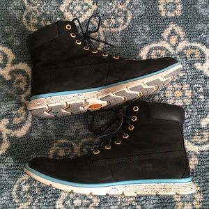 🌙Timberland Black Suede Sneakers